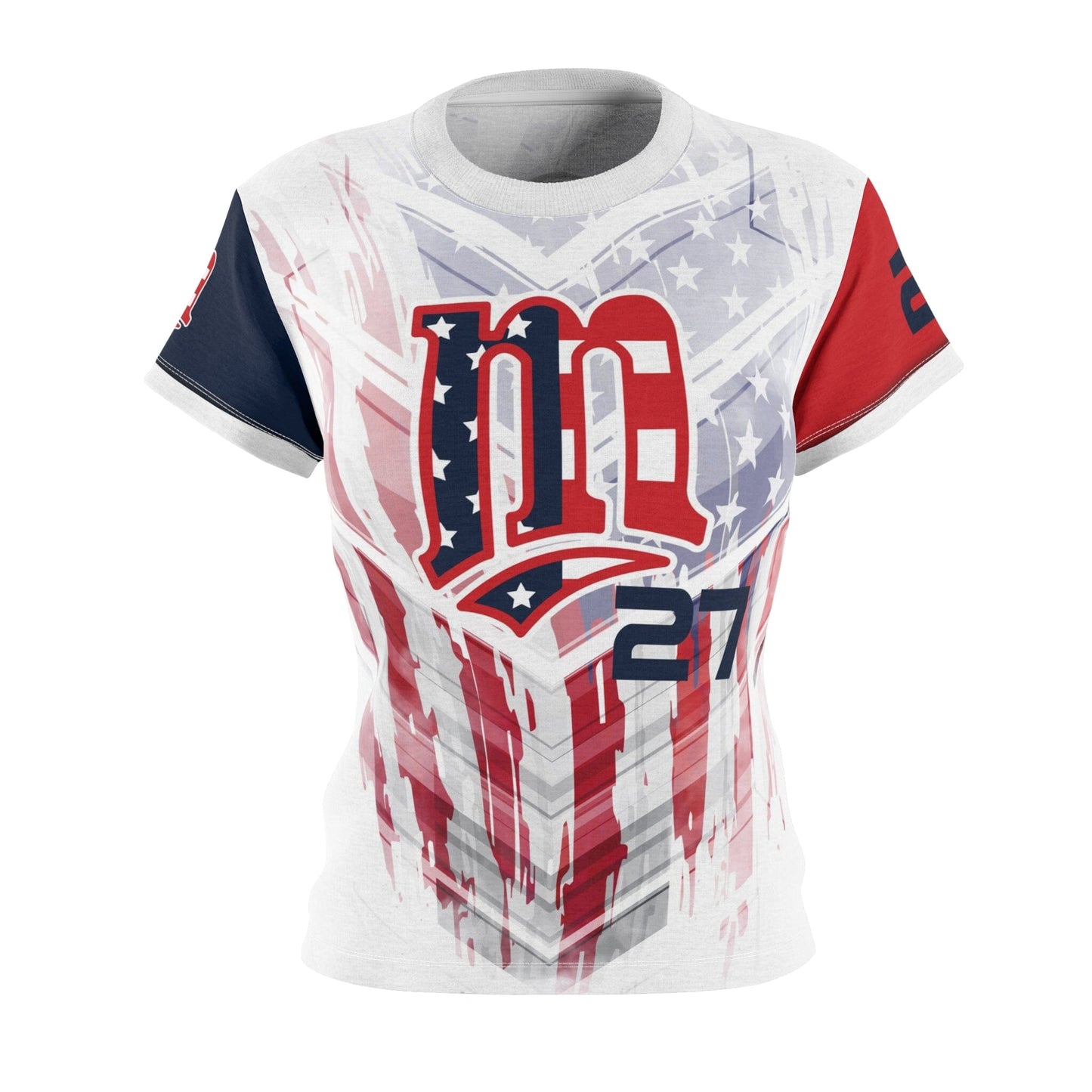 Women's Full Sublimated Sportswear Shirt - USA Slash - Multi-Sport-Photoshop Template - PSMGraphix