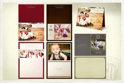 Holiday Cards 2011 - Bundle-Photoshop Template - Graphic Authority