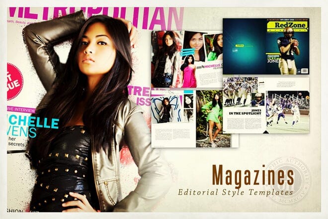 Magazines - Bundle-Photoshop Template - Graphic Authority