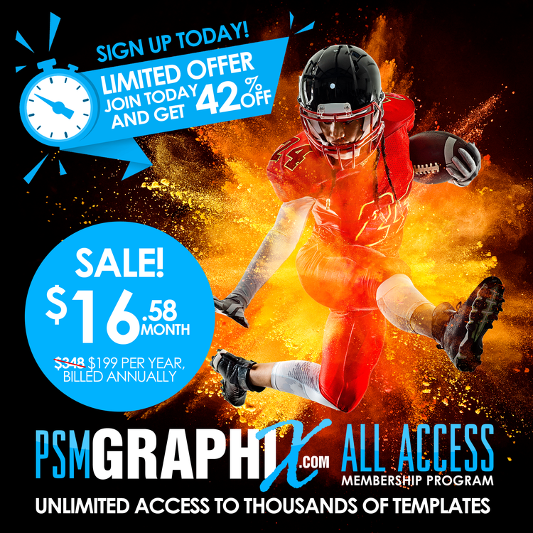 PSM Graphix - Sports Photoshop Templates – PSMGraphix