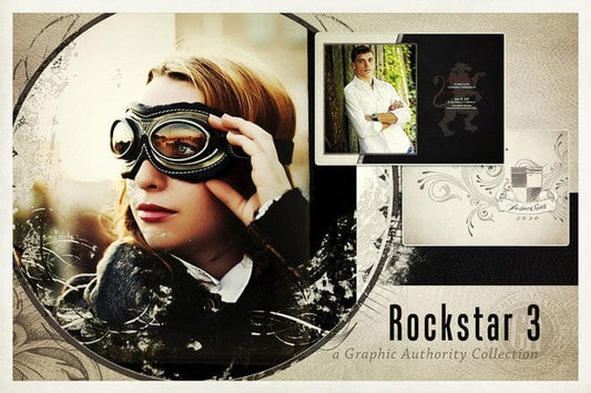 Rockstar 3 - Bundle-Photoshop Template - Graphic Authority