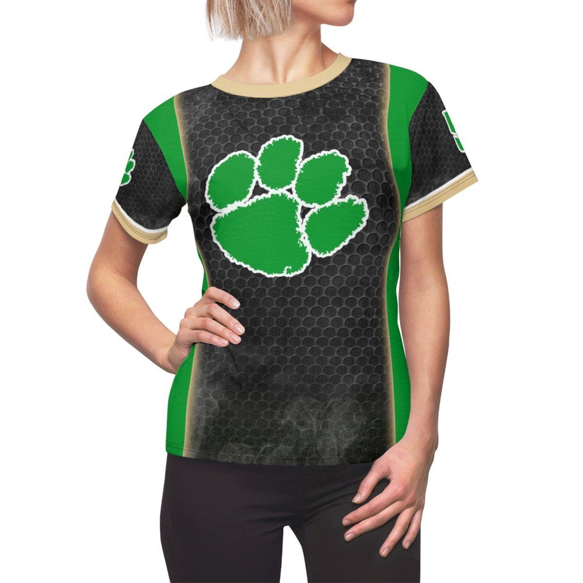 Smoke Screen - V.1 - Extreme Sportswear Women's Cut & Sew Template-Photoshop Template - Photo Solutions