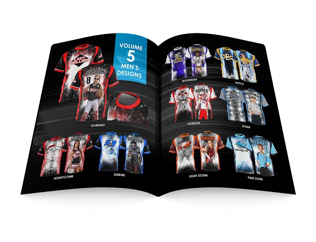 2020 - Men's Cut & Sew Product Design Catalog-Photoshop Template - PSMGraphix