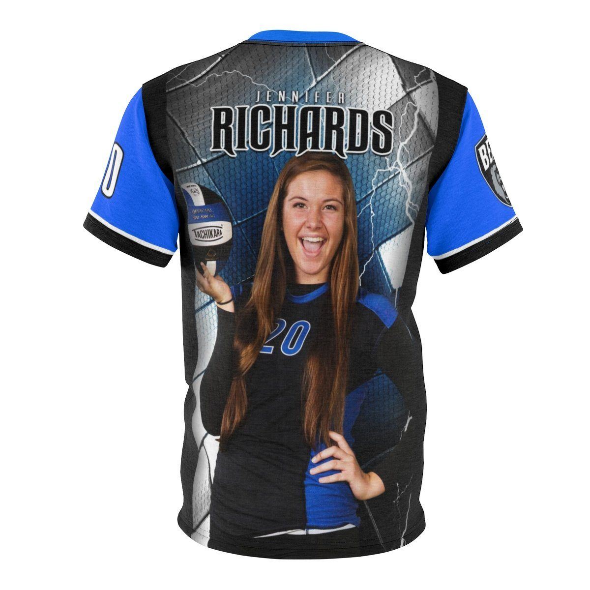 Backsplash - V.4 - Extreme Sportswear Cut & Sew Shirt Template-Photoshop Template - Photo Solutions