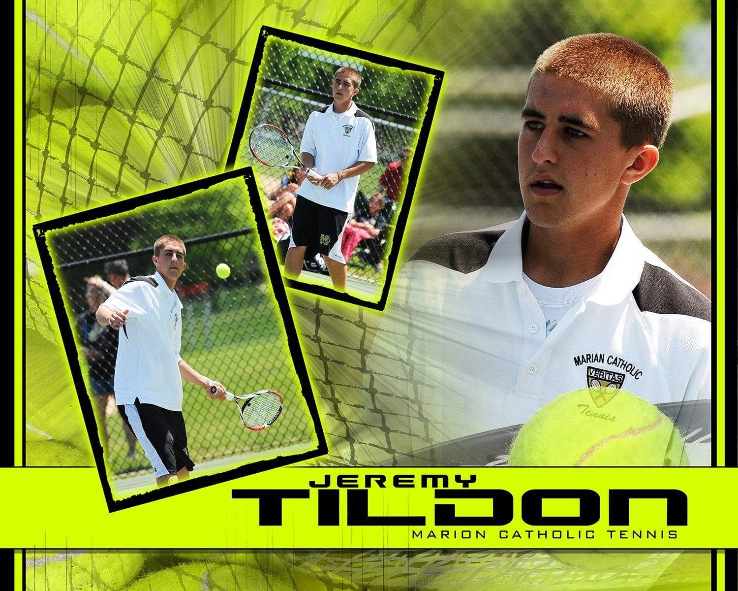 Tennis v.5 - Action Drop In Poster/Banner-Photoshop Template - Photo Solutions