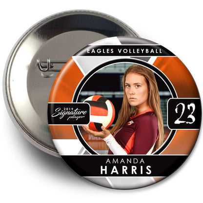 Signature Player - Volleyball - V2 - T&I Drop-In Collection-Photoshop Template - Photo Solutions
