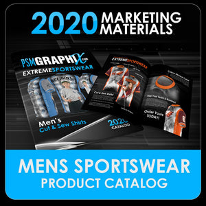 2020 - Men's Cut & Sew Product Design Catalog-Photoshop Template - PSMGraphix