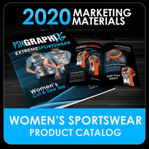2020 - Women's Cut & Sew Product Catalog-Photoshop Template - PSMGraphix
