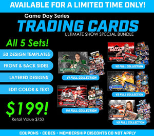 Ultimate Collection - Trading Cards - 2022 Limited Show Special Offer-Photoshop Template - PSMGraphix