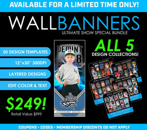 Ultimate Collection - Wall Banners - 2022 Limited Show Special Offer-Photoshop Template - PSMGraphix