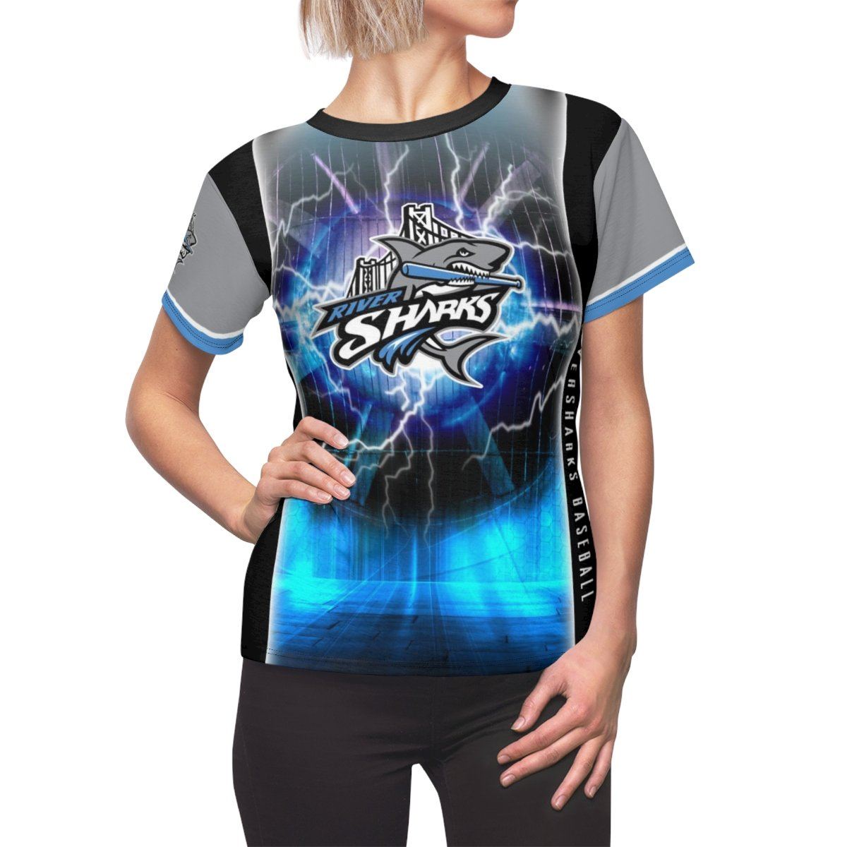 Hazardous - V.2 - Extreme Sportswear Women's Cut & Sew Template-Photoshop Template - Photo Solutions