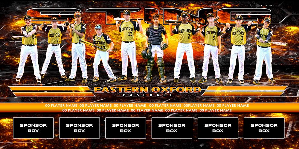 Inferno v.3 - Team Field Banner-Photoshop Template - Photo Solutions