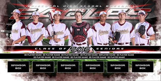 Play Ball v.6 - MVP Series - Team Field Banner-Photoshop Template - Photo Solutions