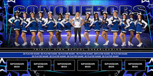 Metal Stars v.4 - Team Field Banner-Photoshop Template - Photo Solutions