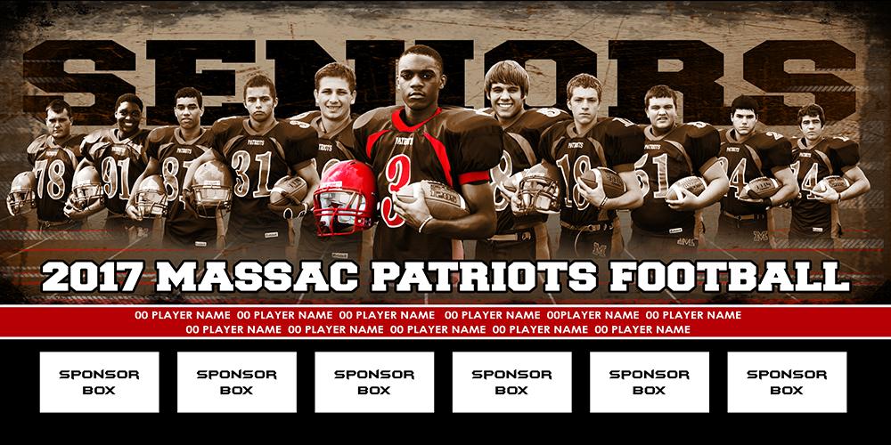 Old School v.1 - Team Field Banner-Photoshop Template - Photo Solutions