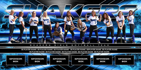 Spin v.4 - Team Field Banner-Photoshop Template - Photo Solutions