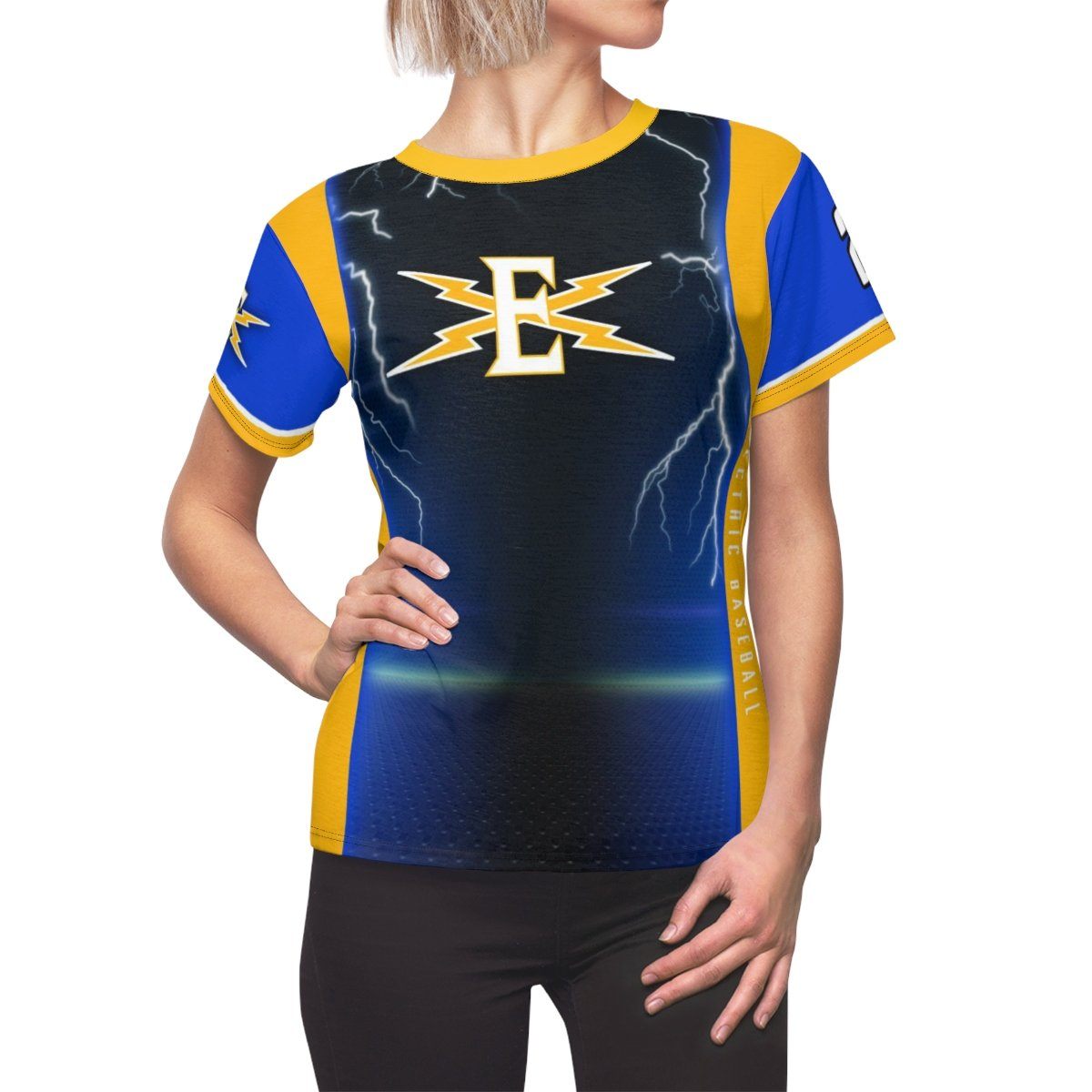 Electric - V.2 - Extreme Sportswear Women's Cut & Sew Template-Photoshop Template - Photo Solutions