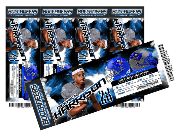 Fusion - V.5 - Game Day Ticket - Panoramic-Photoshop Template - Photo Solutions