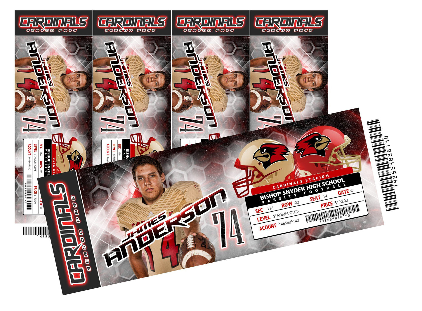 Horizon - V.5 - Game Day Ticket - Panoramic-Photoshop Template - Photo Solutions
