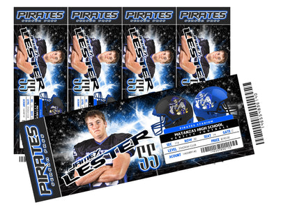 Star Dust - V.5 - Game Day Ticket - Panoramic-Photoshop Template - Photo Solutions