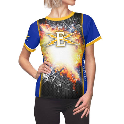Grid Fire - V.3 - Extreme Sportswear Women's Cut & Sew Template-Photoshop Template - Photo Solutions