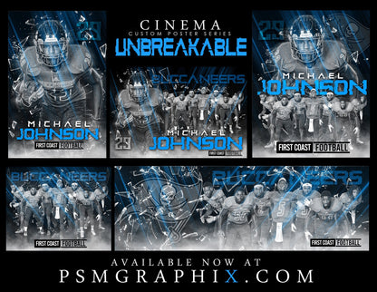 Unbreakable - Cinema Series - Full Collection-Photoshop Template - PSMGraphix