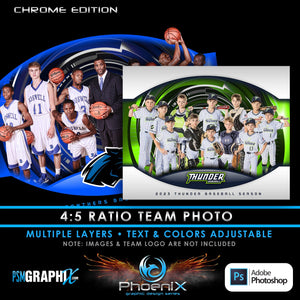 CHROME - Phoenix Series - Team Print/Poster/Banner-Photoshop Template - PSMGraphix
