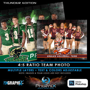 Carbon - Phoenix Series - Team Print/Poster/Banner-Photoshop Template - PSMGraphix