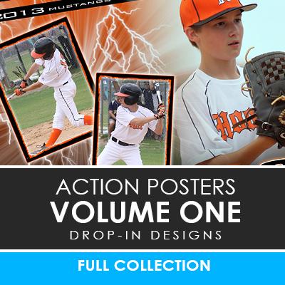 01 - Action Drop-In Poster/Banner Template Set - Volume 1-Photoshop Template - Photo Solutions