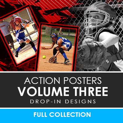 03 - Action Drop-In Poster/Banner Template Set - Volume 3-Photoshop Template - Photo Solutions