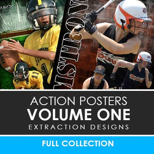 01 - Action Extraction Poster/Banner Template Set - Volume 1-Photoshop Template - Photo Solutions
