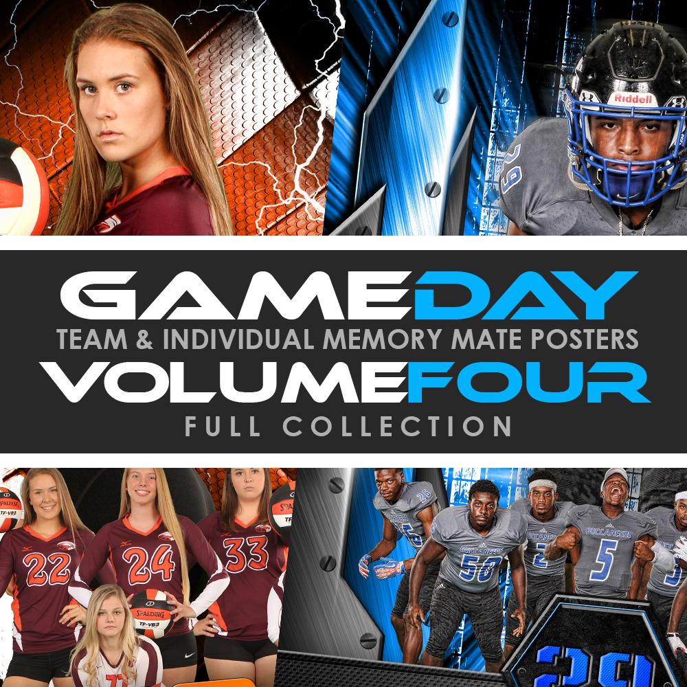 04 Game Day Memory Mates - V4 - FULL COLLECTION-Photoshop Template - Photo Solutions