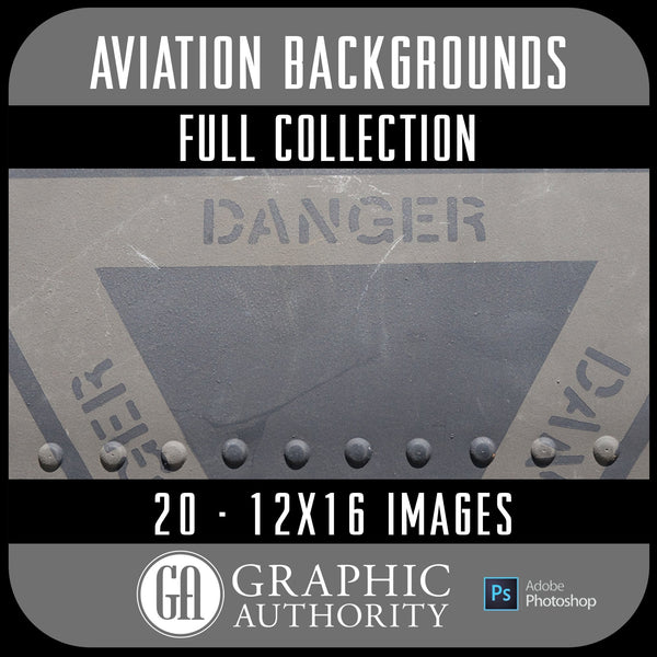Aviation - Background Textures - Full Collection-Photoshop Template - Graphic Authority