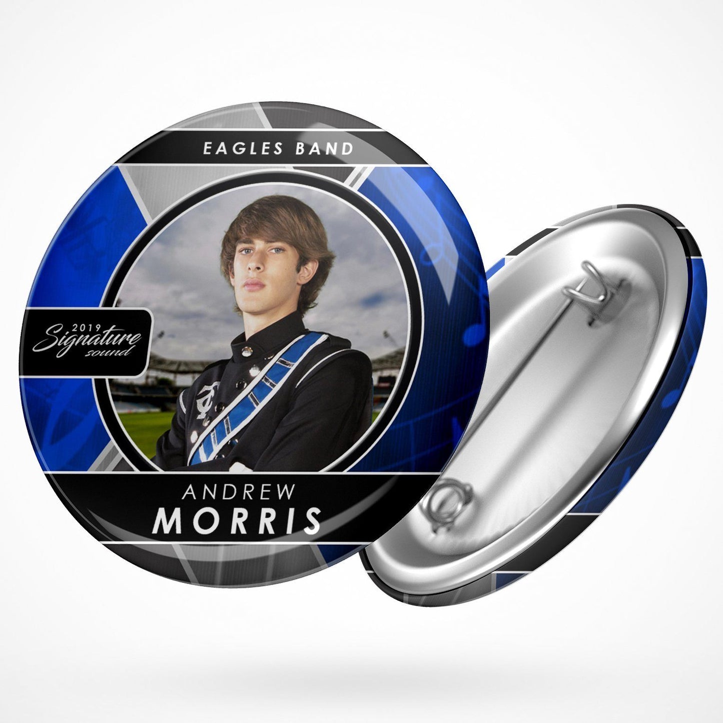 Signature Player - Band - V2 - Drop In Button Template-Photoshop Template - Photo Solutions