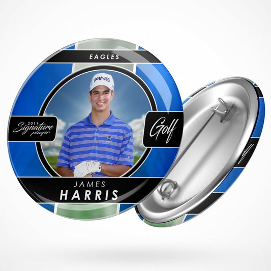 Signature Player - Golf - V1 - Drop In Button Template-Photoshop Template - Photo Solutions