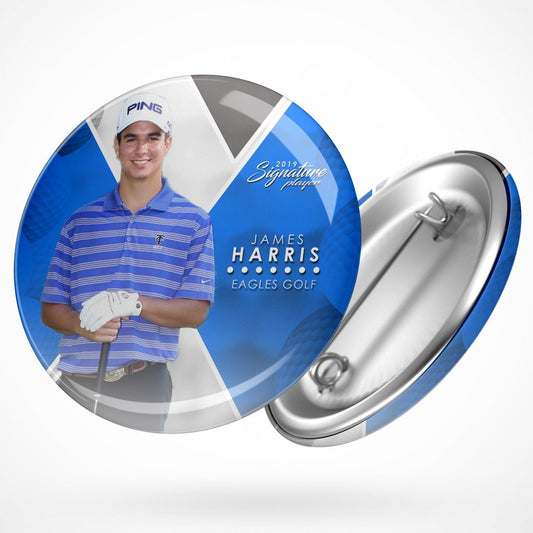 Signature Player - Golf - V2 - Extraction Button Template-Photoshop Template - Photo Solutions