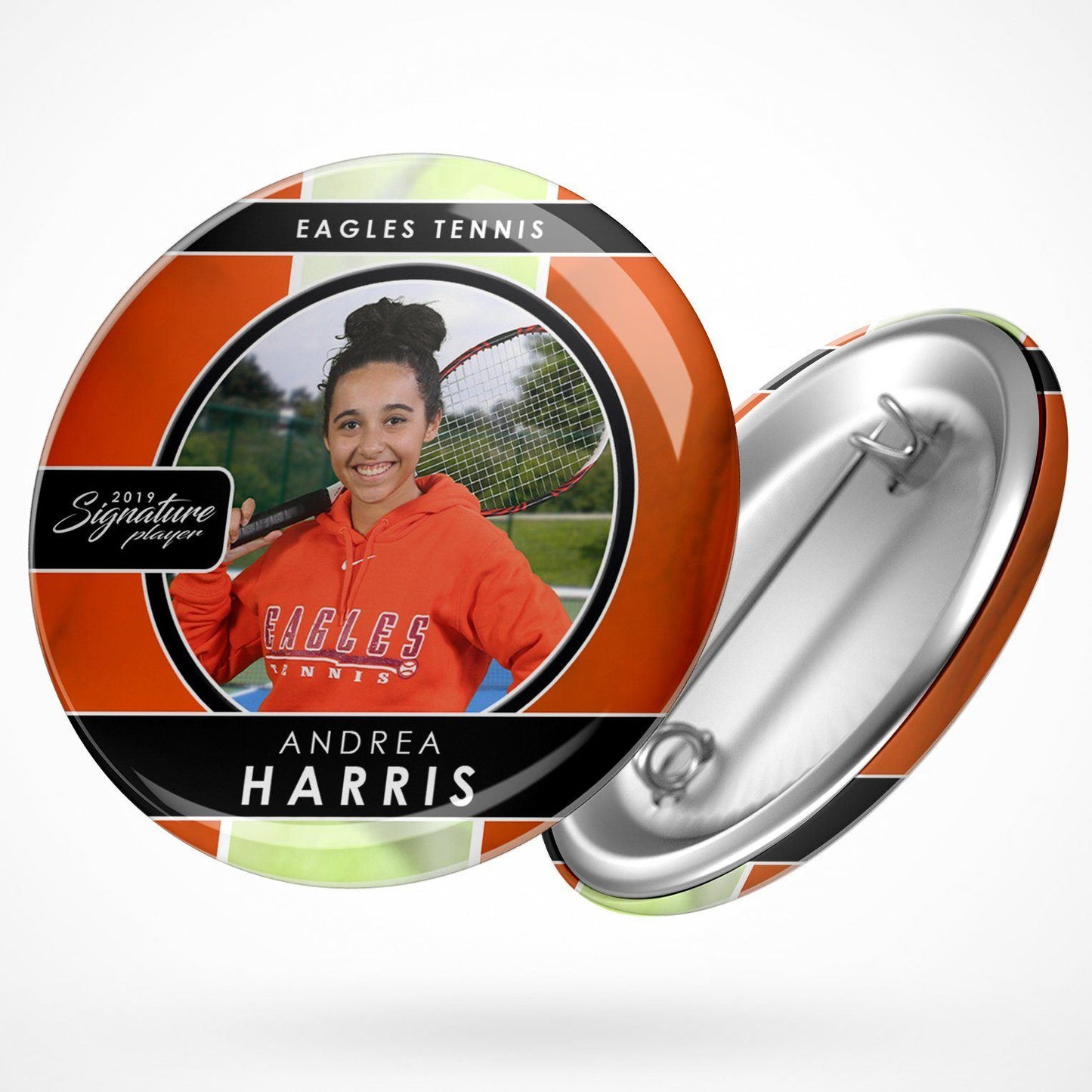 Signature Player - Tennis - V1 - Drop In Button Template-Photoshop Template - Photo Solutions