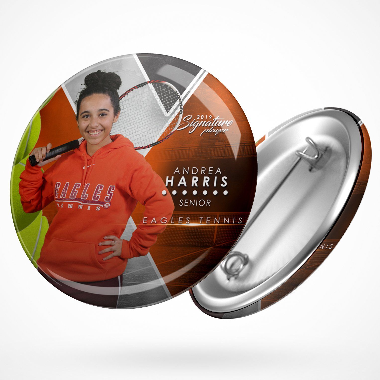 Signature Player - Tennis - V2 - Extraction Button Template-Photoshop Template - Photo Solutions