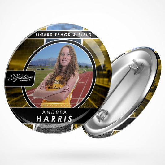Signature Player - Track & Field - V1 - Drop In Button Template-Photoshop Template - Photo Solutions
