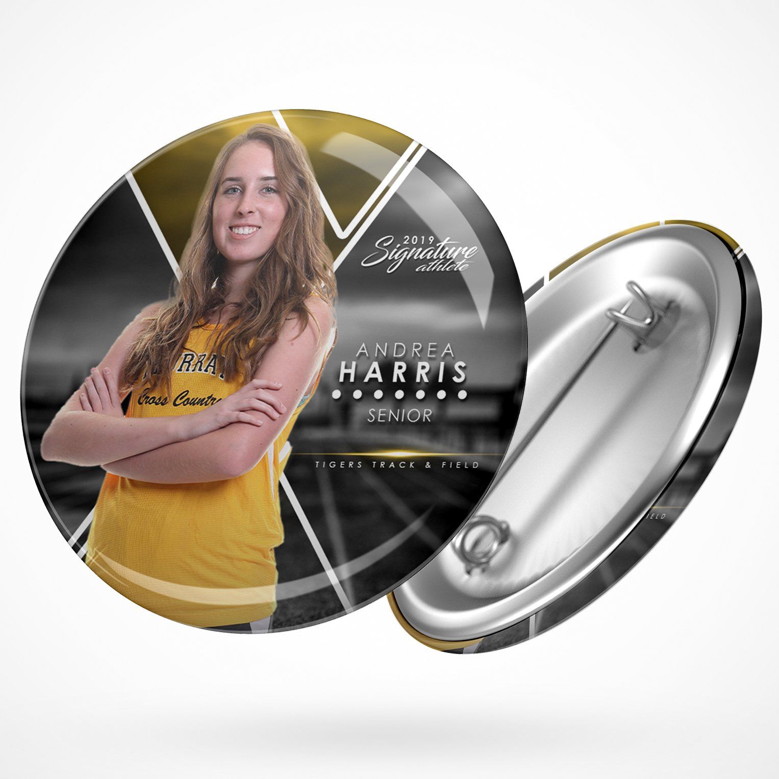 Signature Player - Track & Field - V2 - Extraction Button Template-Photoshop Template - Photo Solutions