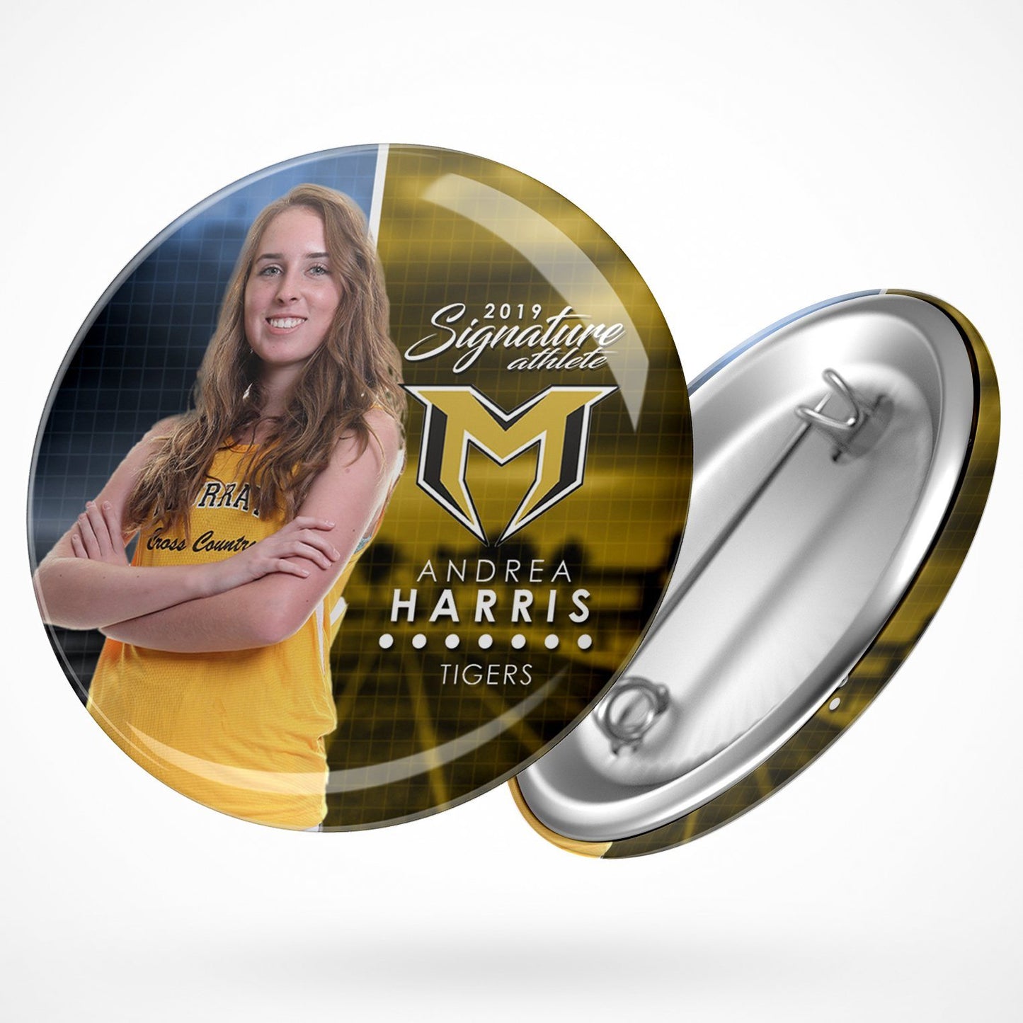 Signature Player - Track & Field - V1 - Extraction Button Template-Photoshop Template - Photo Solutions