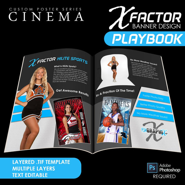 X FACTOR Banner Template Pack & Marketing Bundle - Limited Time Special-Photoshop Template - PSMGraphix