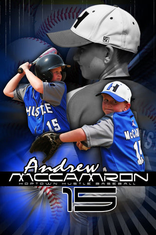 Baseball v.5 - Action Extraction Poster/Banner-Photoshop Template - Photo Solutions