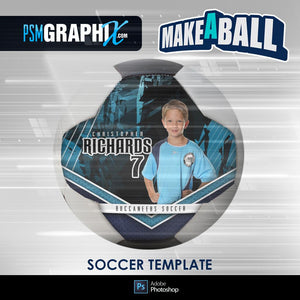 Breaker - V.1 - Soccer Ball (Full Size) - Make-A-Ball Photoshop Template-Photoshop Template - PSMGraphix