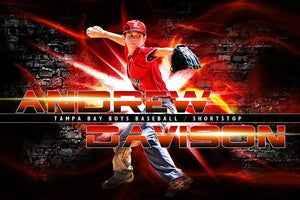 Light Rays v.6 - Action Extraction Poster/Banner-Photoshop Template - Photo Solutions