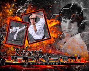 Inferno v.6 - Action Drop In Poster/Banner-Photoshop Template - Photo Solutions