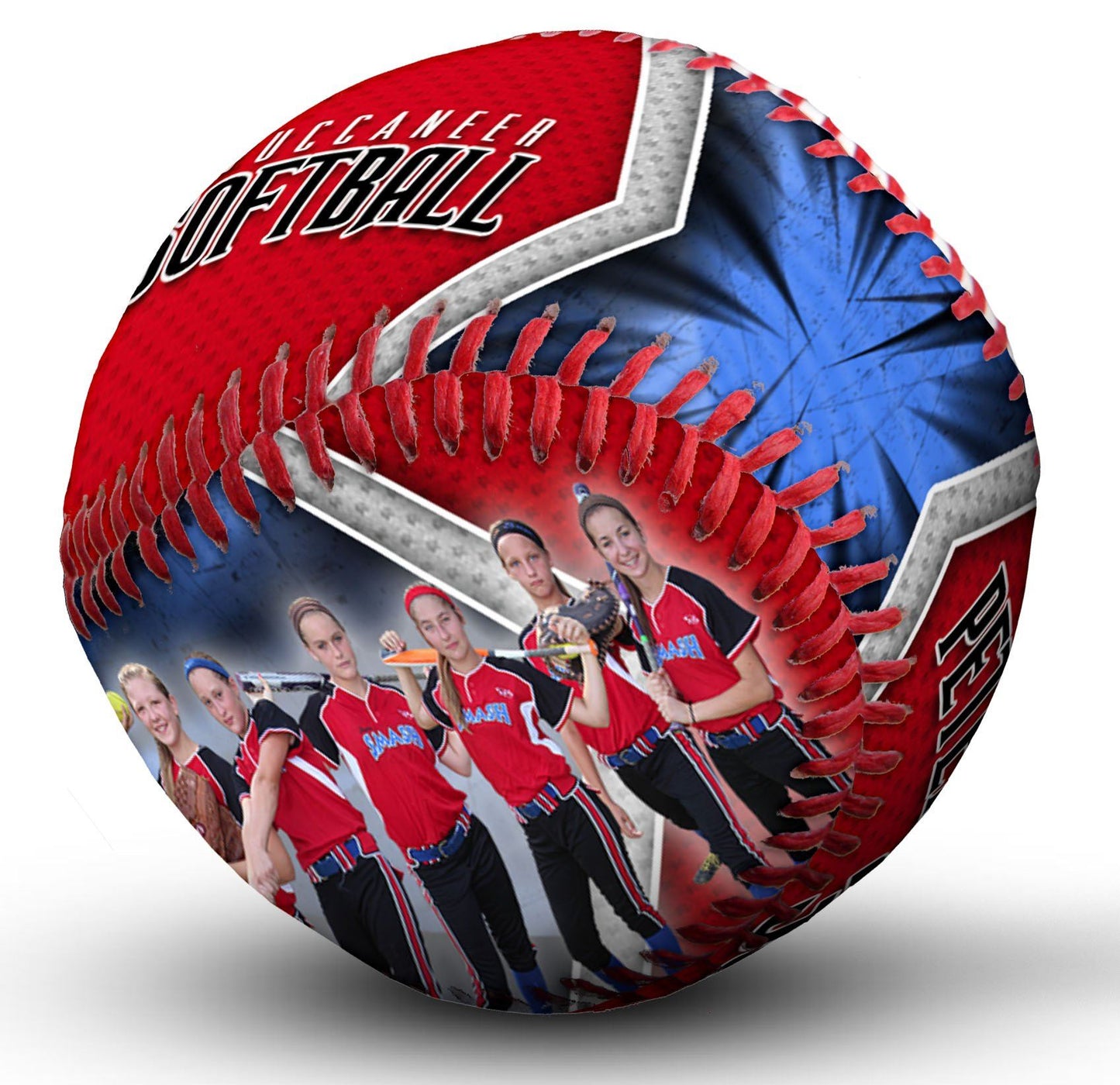 Buccaneer - V.1 - Softball - Make-A-Ball Photoshop Template-Photoshop Template - PSMGraphix