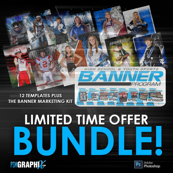 LIMITED TIME - Special Banner Template & Marketing Bundle-Photoshop Template - PSMGraphix