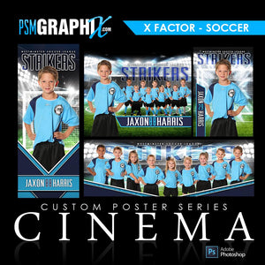 01 - Full Set - X-Factor - Soccer Collection-Photoshop Template - PSMGraphix