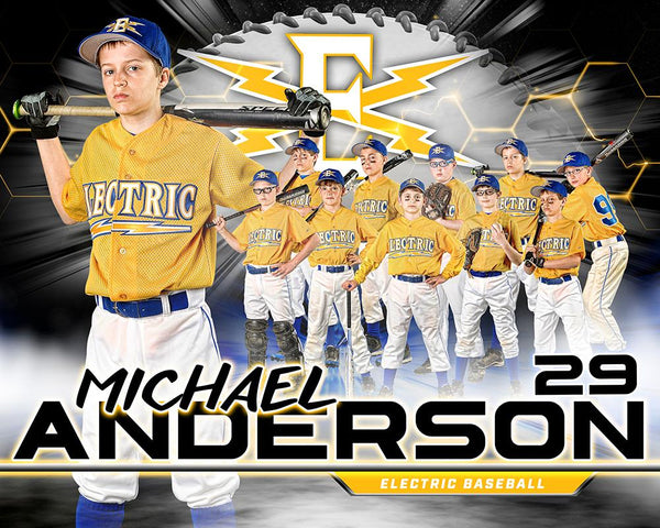 Our House - Baseball - FULL Collection -  Cinema Series - Game Time Collection-Photoshop Template - PSMGraphix